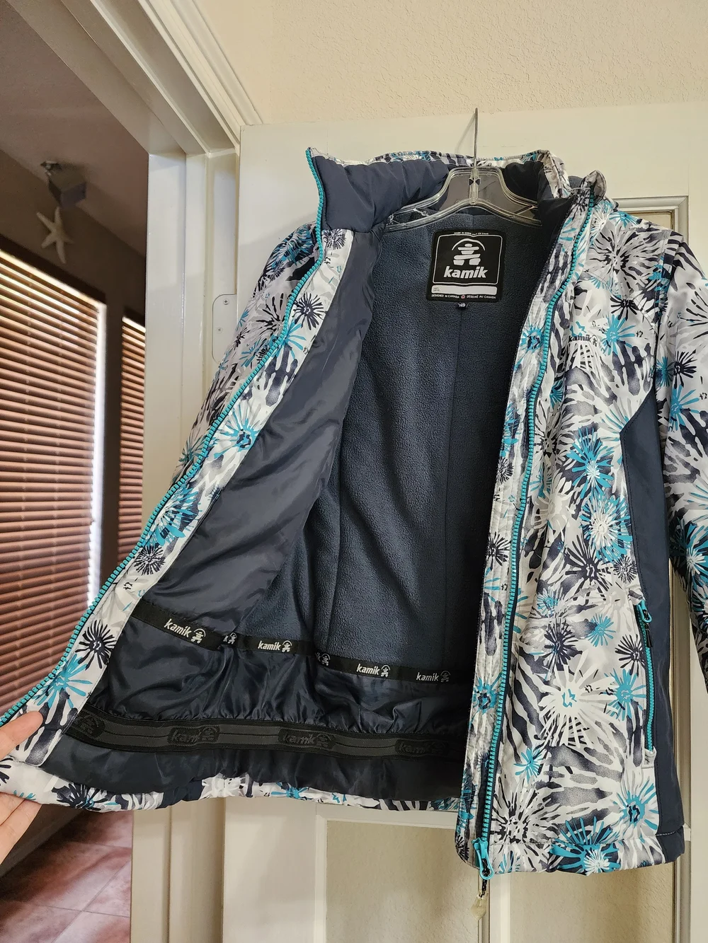 Kamik polyester backed